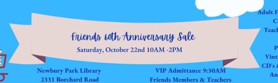 60th Anniversary Book Sale and Silent Auction